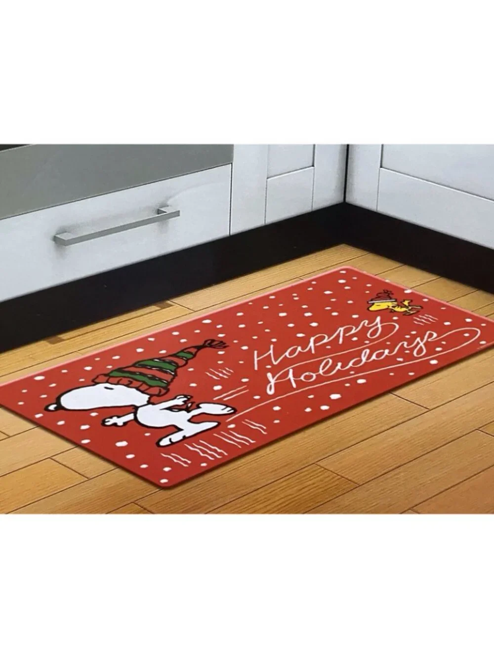 Peanuts Snoopy Woodstock Anti Fatigue Mat 18X30” Christmas Happy Holidays NEW